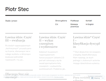 Tablet Screenshot of piotr-stec.pl